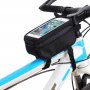 Велосипедна чанта за предна тръба за колело Аксесоари за колоездене Водоустойчив сензорен екран MTB , снимка 2