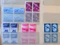 България 1940 Въздушна поща Изгледи пълна серия карета MNH, снимка 3