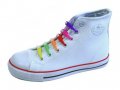 Цветни силиконови връзки за обувки , снимка 1