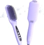 Нова Керамична йонна четка за коса изправяне LANDOT 12 степени лилава, снимка 1
