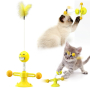 Забавна и възпитателна въртяща се играчка за котки, снимка 4