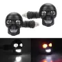 LED мигачи за мотор с дизайн череп 2 броя, снимка 3