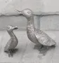 Бронзови посребрени патици, снимка 1