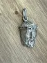 Сребърна висулка с лика на Исус Христос, снимка 2