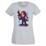 Дамска тениска Marvel Winter Soldier Игра,Изненада,Подарък,Геймър,, снимка 5
