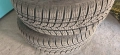 зимни гуми с джанти 4x100 два броя , снимка 1