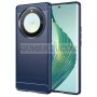 Honor Magic5 Lite Противоударен Силиконов Гръб - Карбон, снимка 3