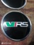 Супер качество хром капачки за вентили и стикер лепенка с емблема ВРС VRS джанта на кола автомобил, снимка 5