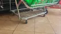 Метален стелаж за плодове и зеленчуци на колелца, снимка 4