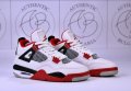 Nike Jordan Retro 4 UniversityBlue, Off-White, Fire Red, Metallic Red, снимка 13