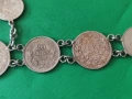 Стара гривна със сребърни монети, снимка 5