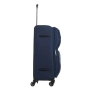 Куфар с колелца за пътуване, тъмносин с външни отделения, 83 л._1239391, снимка 4