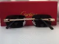 Cartier Mъжки Дамски слънчеви очила овални елипса 4 цвята, снимка 11