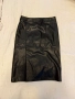 Нова черна елегантна кожена пола цепка ХХЛ / 2 Хл , снимка 2