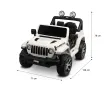 Офроуд акумулаторен автомобил  JEEP RUBICON Камофлаж– 4x4, до 35кг., с дистанционно и LED,, снимка 17