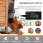 Автоматична врата за кокошки и пилета врата с таймер режими MASTERFUN, интелигентни датчици, снимка 8