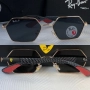 Ray Ban Ferrari мъжки слънчеви очила осмоъгълни с поляризация, снимка 3
