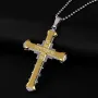 Jesus Crystal Cross / Кръстче с камъни - 3 модела, снимка 4