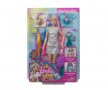 Кукла Barbie - Игрален комплект: Блестяща дълга коса Barbie GHN04, снимка 1