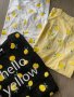 Тениска със лимони и надпис Hello Yellow във жълт цвят, снимка 4
