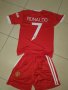 Ronaldo 7 2022 Екип + анцуг комплекти къс + дълъг ръкав 2022г детски, снимка 6