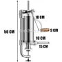Вертикална Машина за Пълнене на Колбаси-Пълначка от Неръждаема Стомана Вертикална Натоварване 4 кг , снимка 2