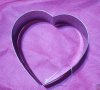 Голямо сърце метална форма резец сладки тесто бисквитки Свети Валентин, снимка 1 - Форми - 35440256