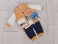 Детски комплект с елек ekip бебешки detski момче momiche дрехи пролет esen зима, снимка 1 - Комплекти за бебе - 42816188