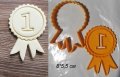 Орден Медал първо място пластмасов резец форма фондан тесто бисквитки, снимка 1 - Форми - 30160008