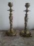 два барокови свещника-комплект, снимка 1 - Антикварни и старинни предмети - 39962878