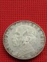 Сребърна монета 5 дойче марки 1969г. 150г. От рождението на Теодор Фонтани 39628, снимка 6