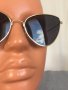 Нови Дамски Слънчеви Очила Модерни Златни Черни Огледални Котешка Форма, снимка 13