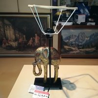 lampe elphant metal dore-france, снимка 10 - Колекции - 29563112