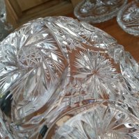 Кристални чинии, снимка 3 - Антикварни и старинни предмети - 37625415