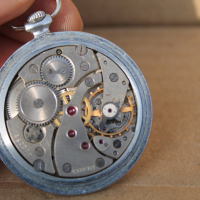 СССР джобен часовник "Молния'', снимка 6 - Мъжки - 44639038