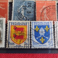 Лот пощенски марки стари редки поща Франция за колекция 22021, снимка 11 - Филателия - 36684258