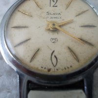 Стар часовник SLAVA 17 jewels USSR, снимка 4 - Антикварни и старинни предмети - 40348320