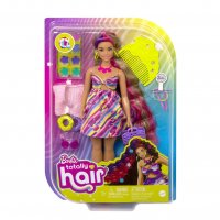  Кукла Barbie - Комплект кукла с дълга коса и цветя HCM89, снимка 1 - Кукли - 39002947