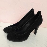 Черни обувки, №38, снимка 4 - Дамски обувки на ток - 29696384