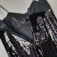 ZARA# черна с пайети# НОВА# вечерна рокля# размер XS, снимка 6 - Рокли - 42290496