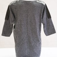 Дамска блуза от памук в тъмносив меланж Urban Classics - L, снимка 2 - Блузи с дълъг ръкав и пуловери - 42803429