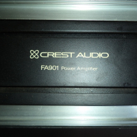 Crest audio FA901 power amp, снимка 3 - Ресийвъри, усилватели, смесителни пултове - 44725842