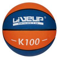 Промоция -40% отстъпка ! Стандартна баскетболна топка LIVEUP K100 Blue Orange ​No.7, снимка 1 - Баскетбол - 39911155