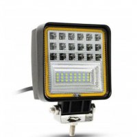 Диоден Халоген за мъглa,Работна лампа ,LED ,IP67 ,42 LED ,126W,12-24V,3 Функции на светене, снимка 2 - Аксесоари и консумативи - 29215738