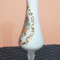 Старинна стъклена ваза , снимка 2 - Вази - 39861015