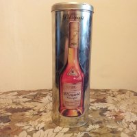 Bisquit Cognac метална кутия от коняк, снимка 1 - Други ценни предмети - 29734195