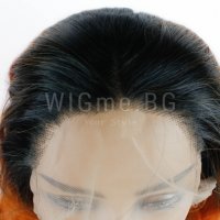 Дълга чуплива ярко рижава лейс фронт перука Терина, снимка 4 - Аксесоари за коса - 32719431