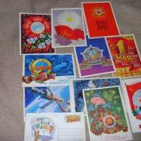 Руски юбилейни картички , снимка 1 - Антикварни и старинни предмети - 44751519