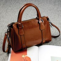 Дамска чанта Естествена кожа L.Brown 992, снимка 13 - Чанти - 40585002