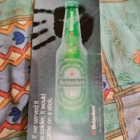 Хайнекен Heineken стикер реклама бира рядка, снимка 3 - Колекции - 42201721